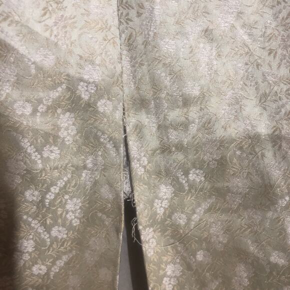 Ann Taylor Silk Blend Tapestry Design Pencil Skirt Size 4 Floral Whimsy Work - Picture 3 of 9